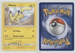 Pikachu Pokemon Sun & Moon Burning Shadows #40 - Image 3