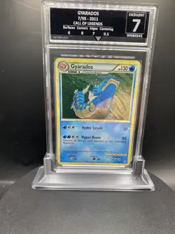 Pokemon 2011 Gyarados 7/95 Holo Call of Legends Grade 7 EX- MT - Image 2