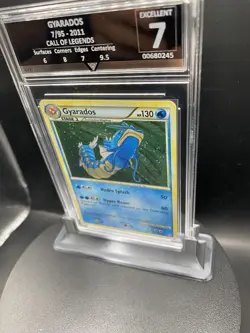 Pokemon 2011 Gyarados 7/95 Holo Call of Legends Grade 7 EX- MT - Image 3