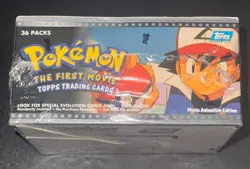 Pokemon - Topps The First Movie - Animation Edition - Booster Box - Sealed Blue - Image 5