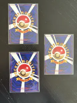 Lot Of 3 From The Japanese Neo Genesis Pokemon Set 2 Holo And Rare Trainer TCG - Image 5