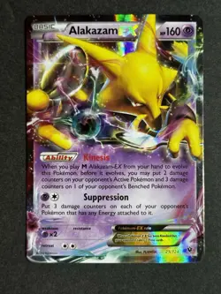 Alakazam EX 25/124 Fates Collide XY Ultra Rare Pokemon TCG NM/Near Mint - Image 1
