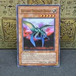Yugioh Different Dimension Dragon DCR-015 Super Rare 1st Edition NM - Image 1