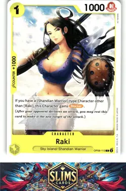 OnePiece TCG - Raki Near Mint or Better B2G1 - Image 1