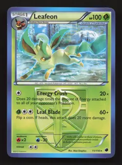 Leafeon (Team Plasma) 11/116 EXC Pokemon Cards Plasma Freeze Non-Holo Rare - Image 1