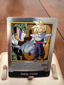 Dragon Ball TCG Fusion World Energy Marker Card Silver Foil E-81 - Image 1