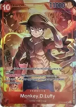 Monkey.D.Luffy (Treasure Booster Set) ST10-006 One Piece Promotion Cards Foil - Image 1