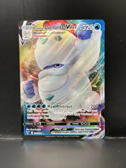 Pokemon TCG Galarian Darmanitan VMAX Vivid Voltage 037/185 Card | Near Mint - Image 1