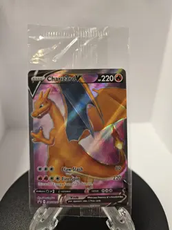Charizard V SWSH050 SWSH: Sword & Shield Black Star Promo Card Holo SEALED NEW - Image 1