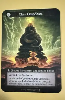 Char Omphalos Non-Foil Sorcery Contested Realm Gothic Unique Card TCG - Image 2