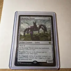 Magic the Gathering - The Lost Caverns of Ixalan Promo 258 - ROAMING THRONE - Image 1