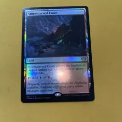 MTG 1x FOIL Stormcarved Coast Innistrad: Crimson Vow Magic the Gathering x1 NM - Image 2