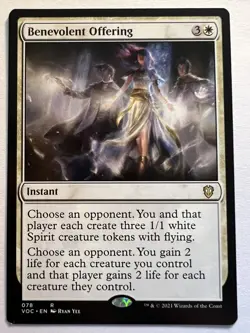 Benevolent Offering - MTG Innistrad Crimson Vow: Commander - NM - Image 1