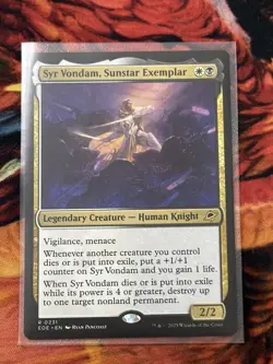 Syr Vondam, Sunstar Exemplar - 231 / English / Near Mint MTG - Image 2