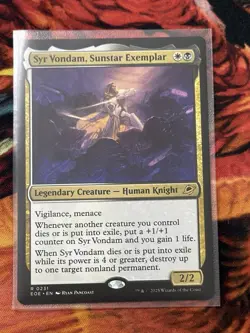 Syr Vondam, Sunstar Exemplar - 231 / English / Near Mint MTG - Image 4