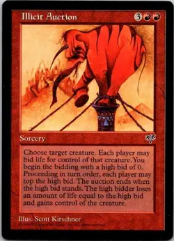 MTG Magic The Gathering Illicit Auction Mirage Played See Scan C - Image 1