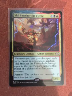 Vial Smasher the Fierce Commander: Duskmourn: House of Horror Regular - Image 1