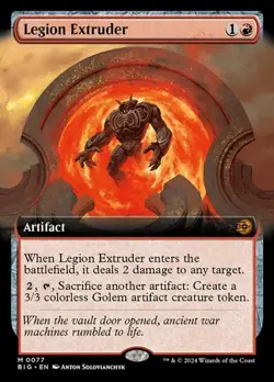 Legion Extruder - Extended Art OTJ LP MTG - Image 1
