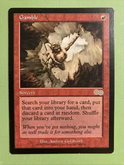 MTG - Gamble - Urza's Saga - NM - Image 1