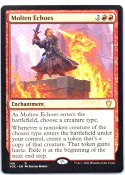 #148 Molten Echoes Commander: Innistrad: Crimson Vow Rare - Image 1