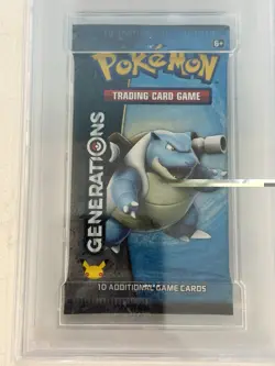 RARE 2016 PSA 10 GENERATIONS Blastoise Booster Foil Pack Pokemon PSA 10 GEM MINT - Image 3