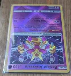 Pokemon TCG Radiant Alakazam Silver Tempest 059/195 Holo Radiant Rare NM - Image 2