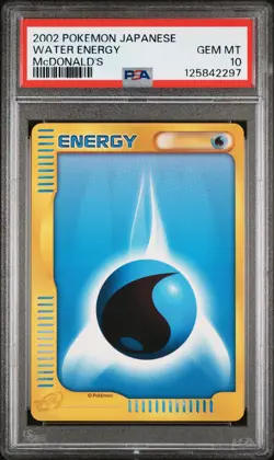 2002 POKEMON JPN MCDONALD'S WATER ENERGY PSA 10 - Image 1