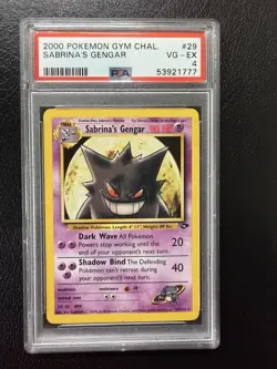 2000 POKEMON GYM CHALLENGE #29 SABRINA'S GENGAR PSA 4 - Image 1