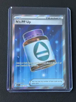 ENGLISH PACK FRESH N's PP Up 262/217 Full Art Ultra Rare Pokemon Ascended Heroes - Image 1