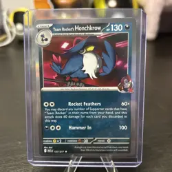 Pokemon TCG - Ascended Heroes - (Holo Rare) - Team Rocket's Honchkrow - 127/217 - Image 1