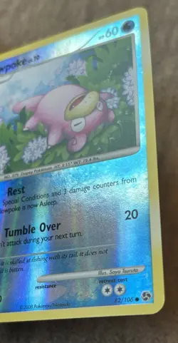 Pokemon TCG Slowpoke 82/106 Great Encounters Reverse Holo Common LP- - Image 5