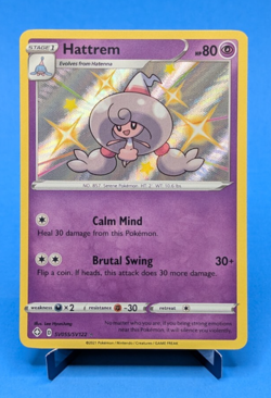 Hattrem SV055/SV122 Pokemon TCG 2021 Shining Fates Shiny Vault Holo Rare NM - Image 1