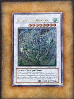 Yugioh Stardust Dragon TDGS-EN040 Ultimate Rare HP - Image 1