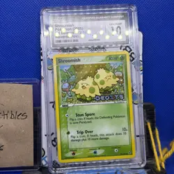 Pokemon TCG Shroomish EX Deoxys Card 72/107 Reverse Holo Stamped mp-lp - Image 3