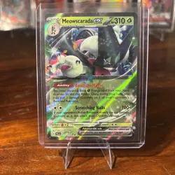 Pokemon Paldea Evolved Holo Rare Card Meowscarada EX 15/193 Near Mint Condition - Image 1