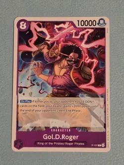 GoL.D.Roger Character Card One Piece Card Game P-107 Regular - Image 1