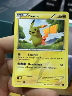 #3 Pikachu 115/114 Black & White 2011 Secret Rare Holo Pokemon Card TCG - Image 3