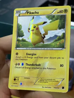 #3 Pikachu 115/114 Black & White 2011 Secret Rare Holo Pokemon Card TCG - Image 4