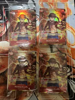 Monkey.D.Luffy (Treasure Booster Set) - One Piece Promotion Cards (OP-PR) (x4) - Image 1