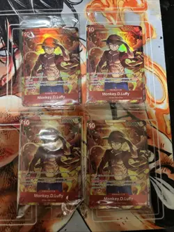 Monkey.D.Luffy (Treasure Booster Set) - One Piece Promotion Cards (OP-PR) (x4) - Image 2