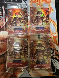 Monkey.D.Luffy (Treasure Booster Set) - One Piece Promotion Cards (OP-PR) (x4) - Image 3