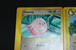 Pokemon Card Lot PL-MP Chansey 69/147 & Blissey 6/147 Aquapolis - Image 3