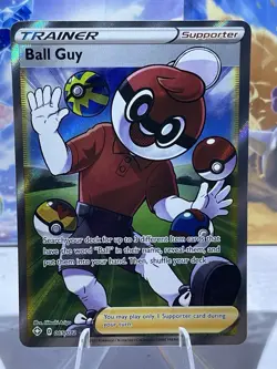 Ball Guy 065/072 Ultra Rare Shining Fates Pokemon Card - NM/MINT - Image 1