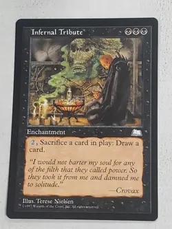 MTG Infernal Tribute (Weatherlight/Black/R) - BGM - Image 1