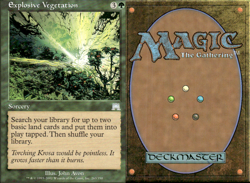 Magic the Gathering -MTG-Explosive Vegetation-LP - Image 1