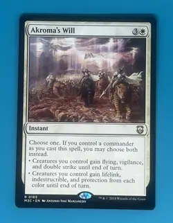 Akroma's Will Commander: Modern Horizons 3 Regular - Image 1