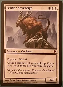 Felidar Sovereign - Zendikar - Magic MTG - NM - Mythic Rare - Image 1