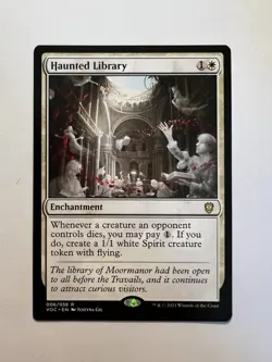 Haunted Library - MTG Innistrad: Crimson Vow: Commander - NM - Image 1