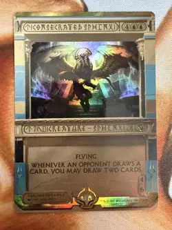 MTG Consecrated Sphinx Masterpiece Series: Amonkhet Invocations Foil (NM) - Image 2