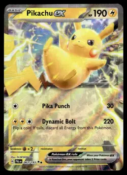 2023 Scarlet & Violet Series - Paldea Evolved Pikachu ex Double Rare #63 - Image 1